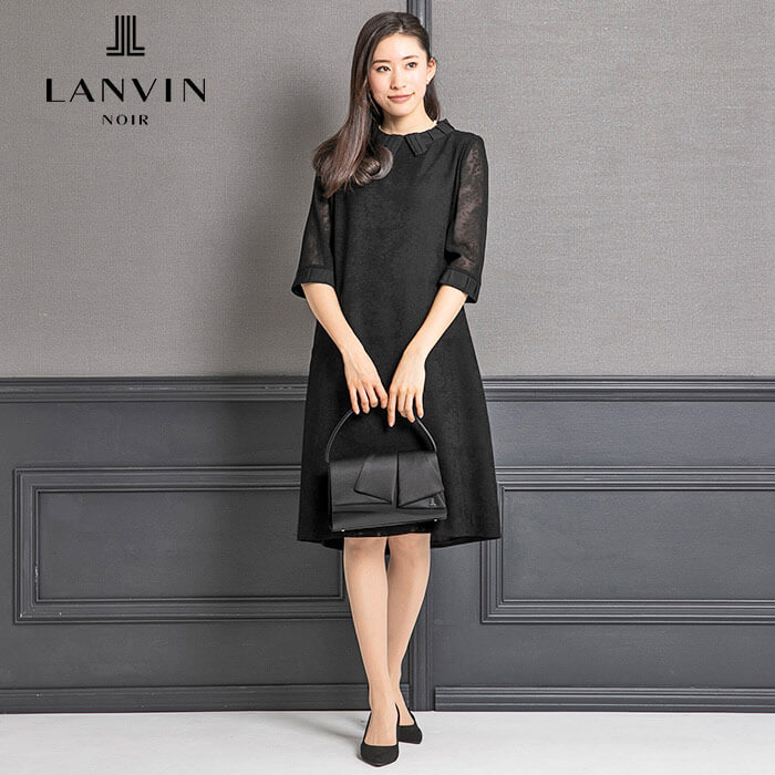 年間定番 LANVIN ブラックフォーマル 喪服 スーツ ecousarecycling.com